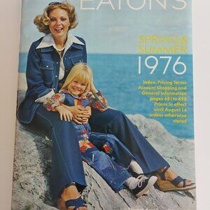 EATON'S 1976 Spring & Summer CATALOG - w/sleeve VG Con 698 Pages Vintage CANADA